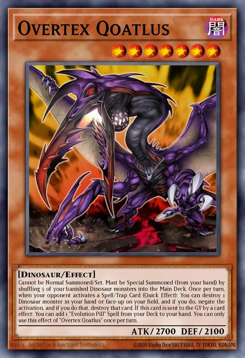 Overtex Qoatlus, card EXFO-EN036 from Extreme Force