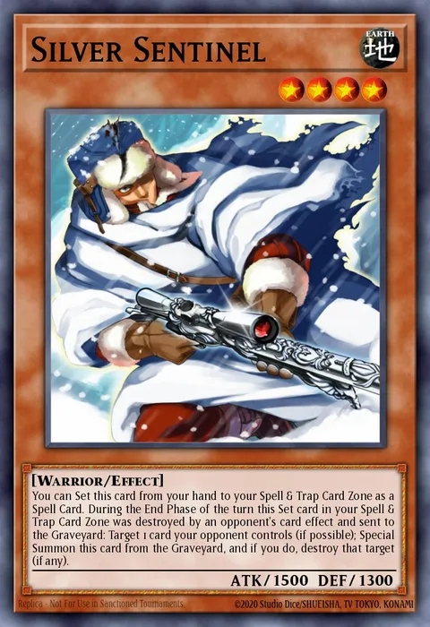 Silver Sentinel, carte REDU-EN033 de Return of the Duelist