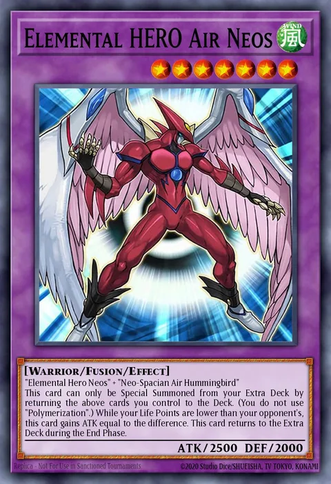 Elemental HERO Air Neos, carte STON-EN034 de Strike of Neos