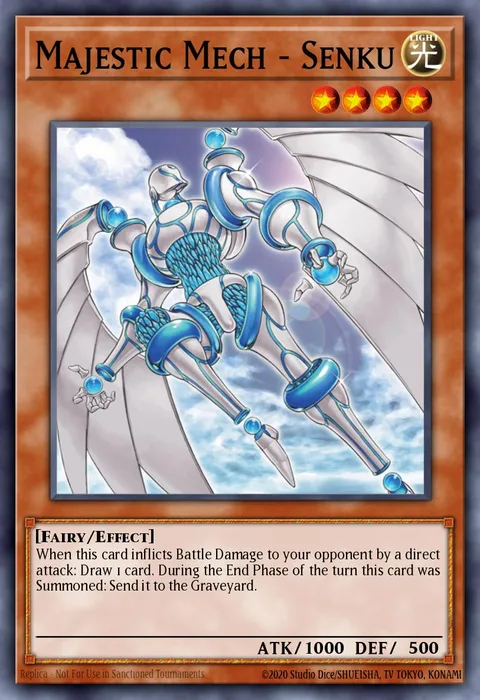 Majestic Mech - Senku, card EOJ-EN014 from Enemy of Justice