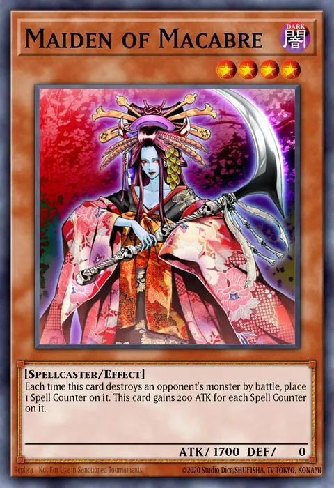 Maiden of Macabre, card TDGS-EN084 from The Duelist Genesis