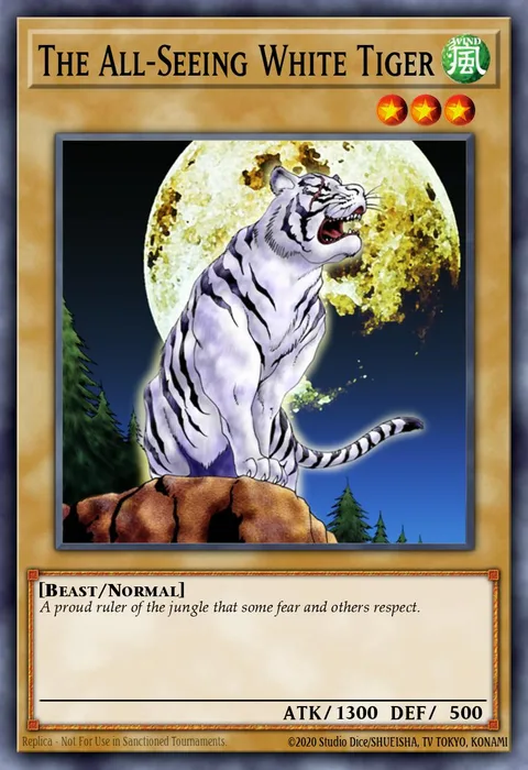 The All-Seeing White Tiger, carte PSV-093 de Pharaoh's Servant