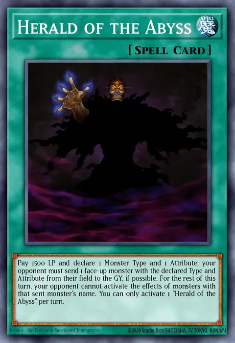 Herald of the Abyss, card OP22-EN025 from OTS Tournament Pack 22