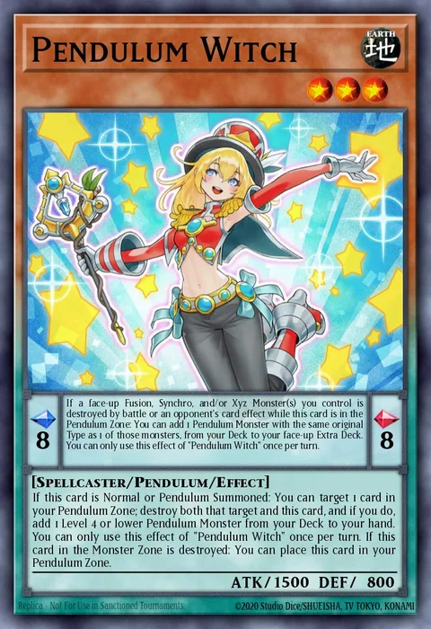 Pendulum Witch, card LEDE-EN098 from Legacy of Destruction