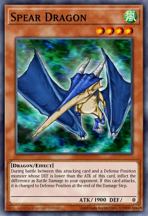 Spear Dragon, carte SBCB-EN095 de Speed Duel: Battle City Box