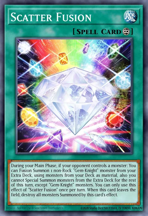 Scatter Fusion, card MP23-EN140 from 25th Anniversary Tin: Dueling Heroes Mega Pack
