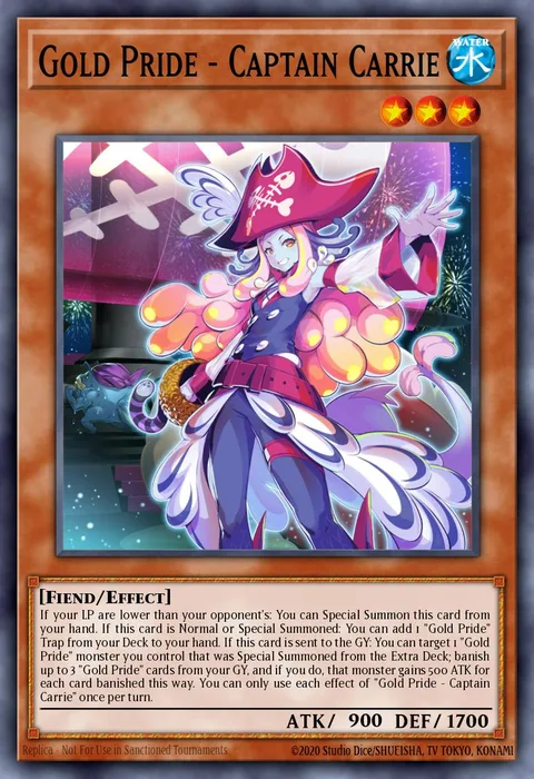 Gold Pride - Captain Carrie, card PHHY-EN088 from Photon Hypernova
