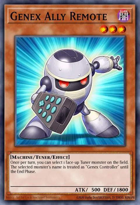 Genex Ally Remote, carte HA04-EN001 de Hidden Arsenal 4: Trishula's Triumph