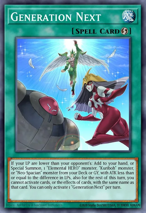 Generation Next, card LED6-EN014 from Legendary Duelists: Magical Hero