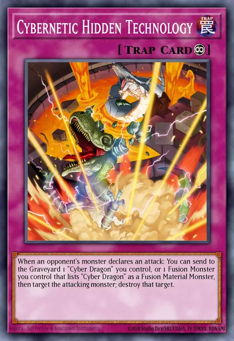 Cybernetic Hidden Technology, card SDCR-EN030 from Cyber Dragon Revolution Structure Deck