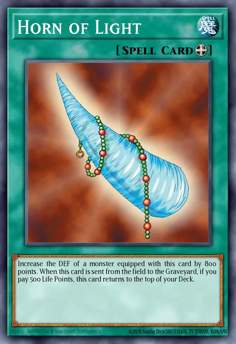 Horn of Light, card SRL-EN004 from Spell Ruler