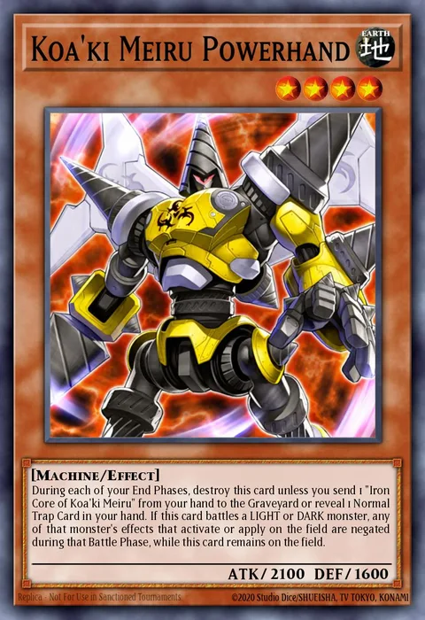 Koa'ki Meiru Powerhand, card RGBT-EN022 from Raging Battle