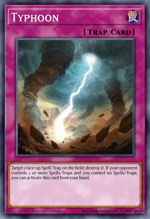 Typhoon, card OP01-EN013 from OTS Tournament Pack 1