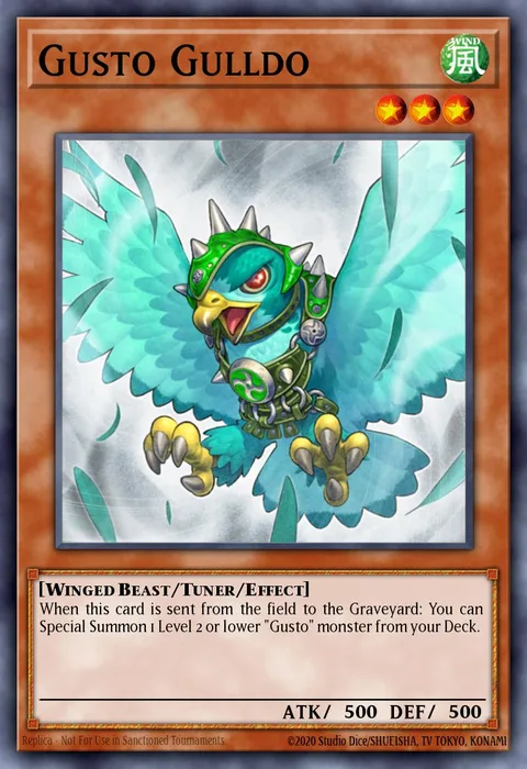 Gusto Gulldo, card DT05-EN070 from Duel Terminal 5b