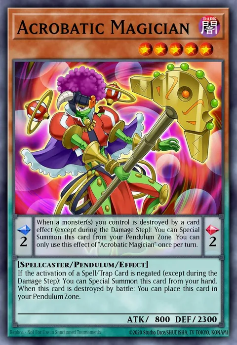 Acrobatic Magician, card TDIL-EN009 from The Dark Illusion