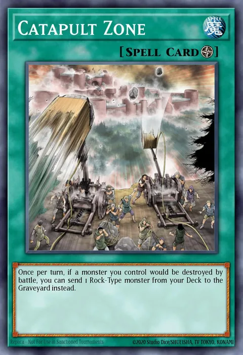 Catapult Zone, card REDU-EN064 from Return of the Duelist