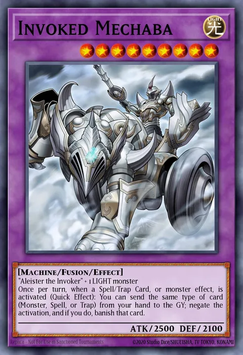 Invoked Mechaba, carte FUEN-EN032 de Fusion Enforcers