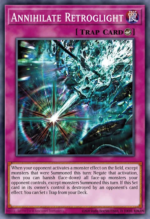 Annihilate Retroglight, carte CORI-EN079 de Chaos Origins