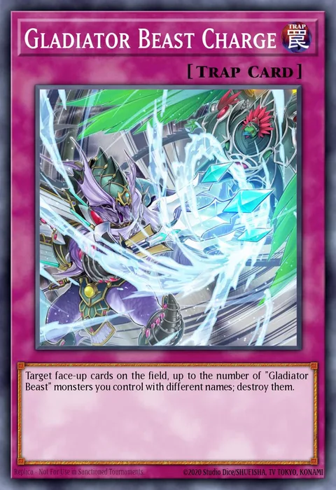 Gladiator Beast Charge, card MP20-EN193 from 2020 Tin of Lost Memories Mega Pack