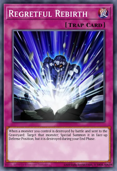 Regretful Rebirth, carte SDOK-EN037 de Onslaught of the Fire Kings Structure Deck