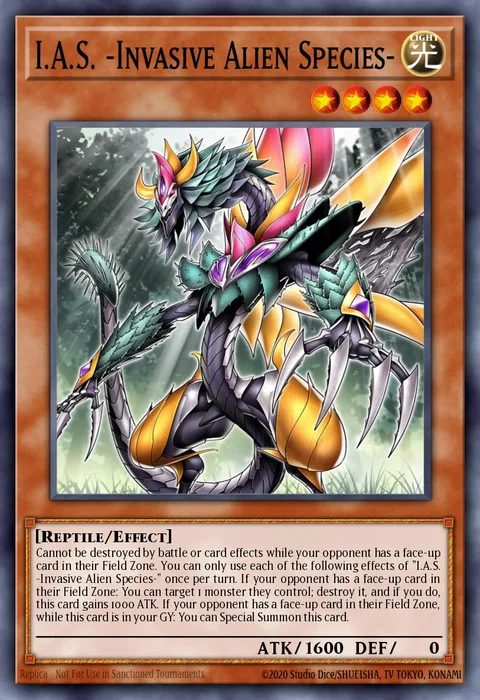 I.A.S. -Invasive Alien Species-, carte AGOV-EN023 de Age of Overlord