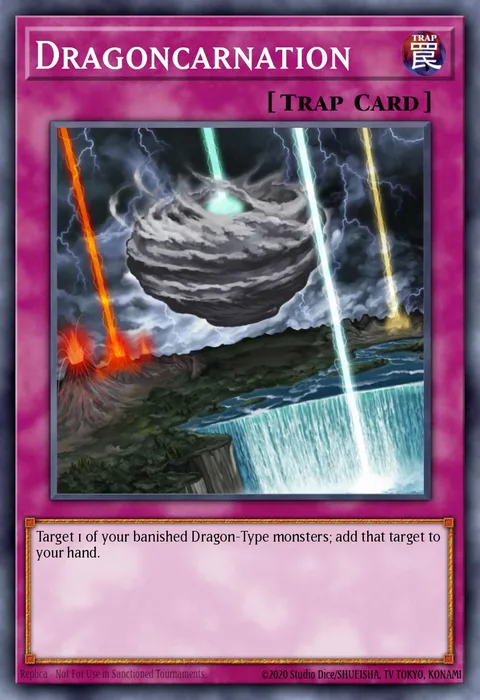 Dragoncarnation, card LTGY-EN080 from Lord of the Tachyon Galaxy
