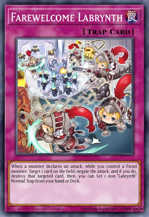 Farewelcome Labrynth, card TAMA-EN024 from Tactical Masters