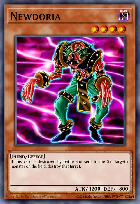 Newdoria, card SS05-ENB17 from Speed Duel Starter Decks: Twisted Nightmares