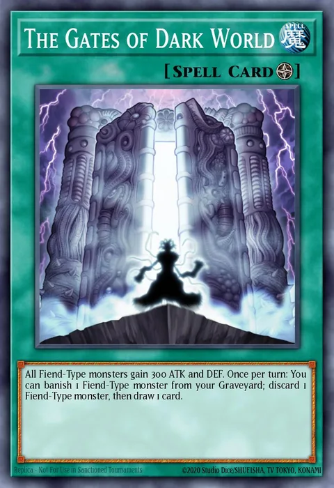 The Gates of Dark World, card SDGU-EN023 from Gates of the Underworld Structure Deck