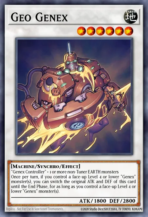 Geo Genex, carte DT02-EN035 de Duel Terminal 2
