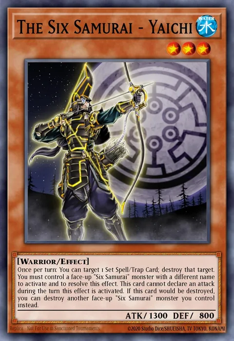 The Six Samurai - Yaichi, card LCGX-EN227 from Legendary Collection 2: The Duel Academy Years Mega Pack