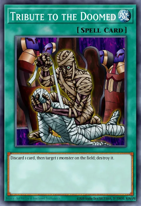 Tribute to the Doomed, card YSD-EN026 from Starter Deck 2006