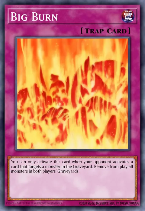 Big Burn, card DR2-EN047 from Dark Revelation Volume 2
