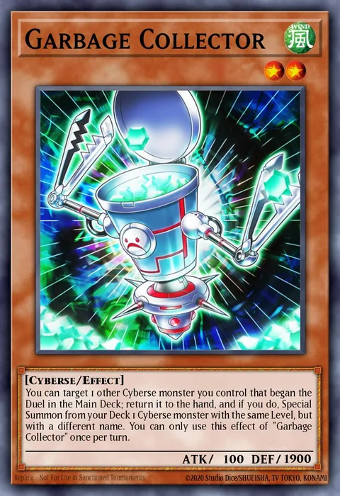 Garbage Collector, card SDPL-EN002 from Structure Deck: Powercode Link