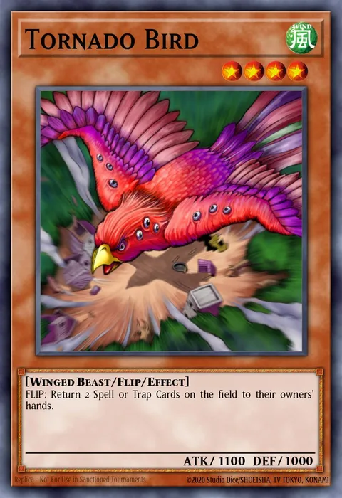 Tornado Bird, card LON-EN072 from Labyrinth of Nightmare