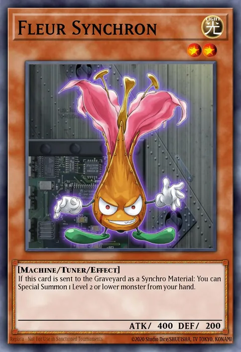 Fleur Synchron, card LED8-EN031 from Legendary Duelists: Synchro Storm