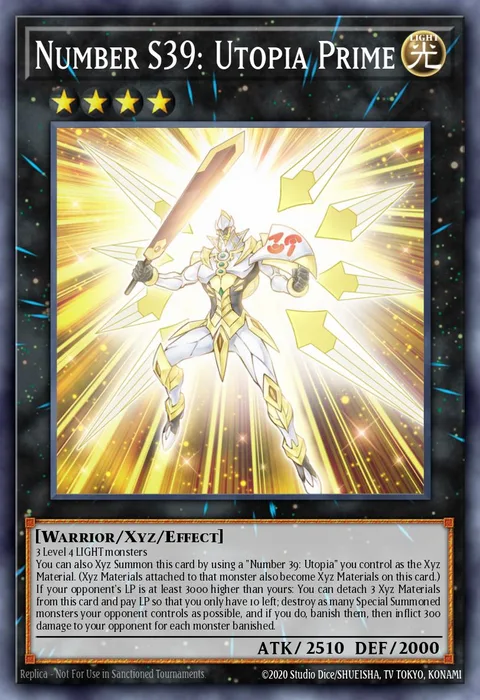 Number S39: Utopia Prime, card MP16-EN043 from 2016 Mega-Tin Mega Pack