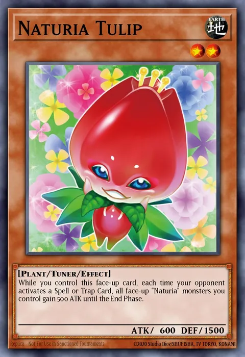 Naturia Tulip, card HAC1-EN104 from Hidden Arsenal: Chapter 1