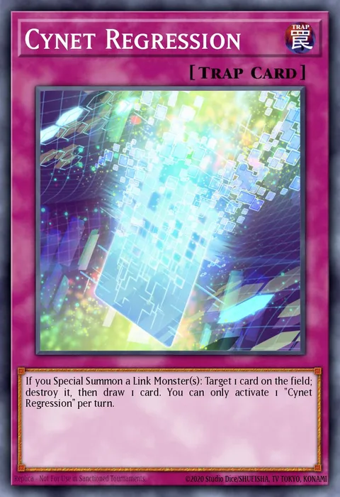 Cynet Regression, carte YS18-EN033 de Starter Deck: Codebreaker