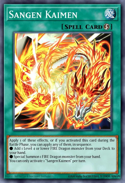 Sangen Kaimen, carte 25LP-EN008 de Limited Pack World Championship 2025