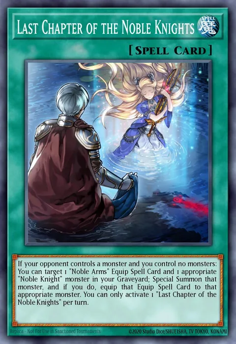 Last Chapter of the Noble Knights, carte NKRT-EN017 de Noble Knights of the Round Table Box Set