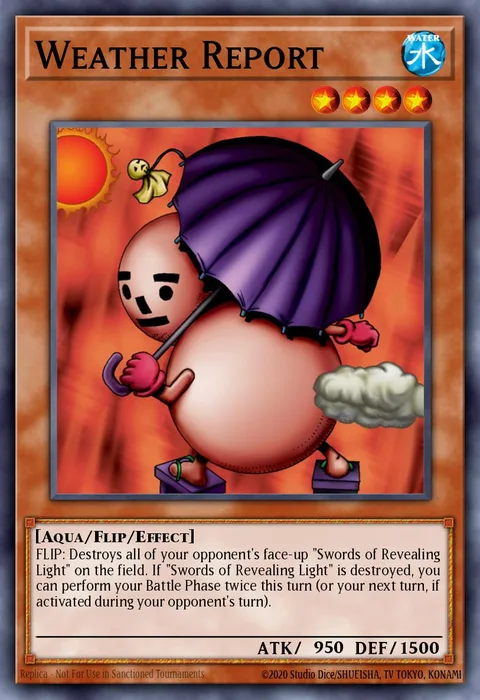 Weather Report, card SRL-020 from Spell Ruler