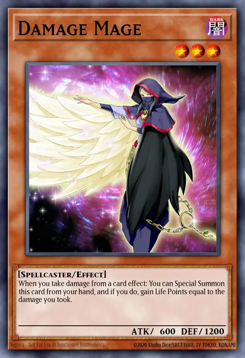 Damage Mage, carte REDU-EN002 de Return of the Duelist