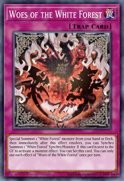 Woes of the White Forest, card MP25-EN231 from 2025 Mega-Pack Tin