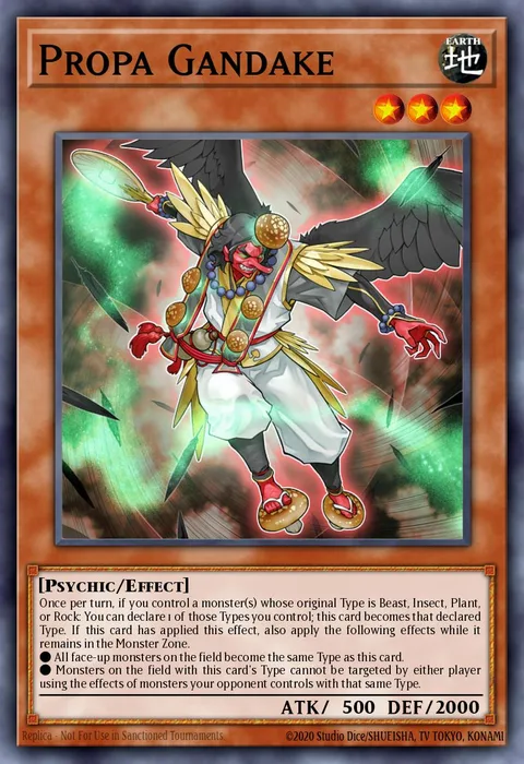 Propa Gandake, card POTE-EN035 from Power of the Elements