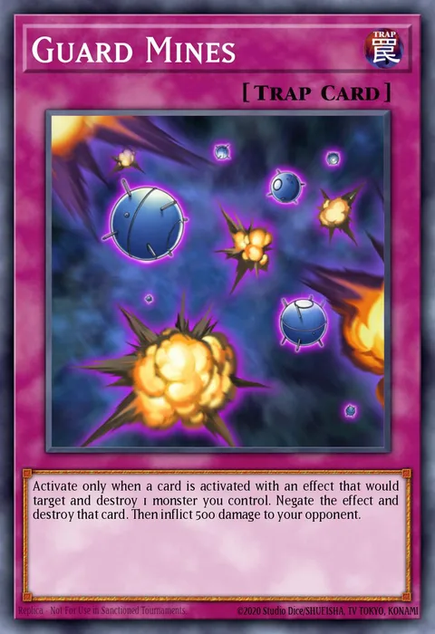 Guard Mines, card TSHD-EN067 from The Shining Darkness