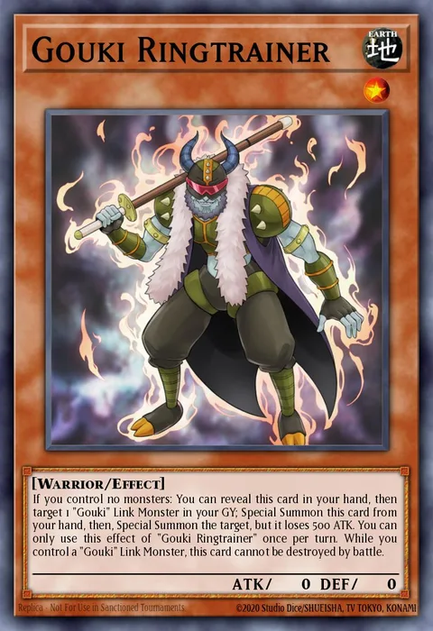Gouki Ringtrainer, carte CYHO-EN005 de Cybernetic Horizon