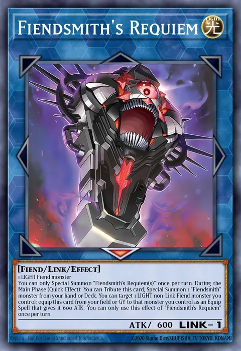 Fiendsmith's Requiem, card MP25-EN089 from 2025 Mega-Pack Tin