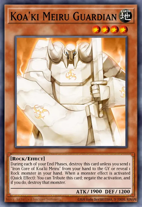 Koa'ki Meiru Guardian, card SESL-EN048 from Secret Slayers