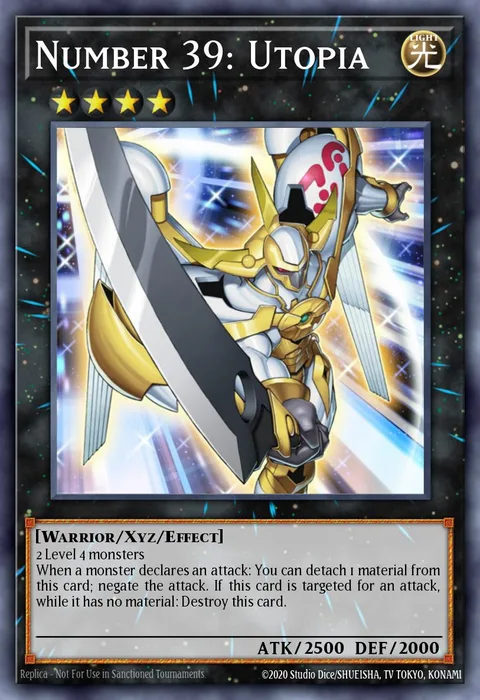 Number 39: Utopia, card BP01-EN024 from Battle Pack: Epic Dawn
